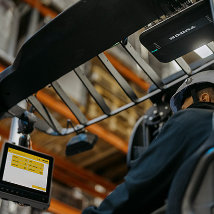 Forklift RFID reader from Turck Vilant Systems